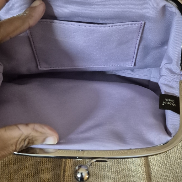 Coach Purple and Silver Clutch - Picture 3 of 6